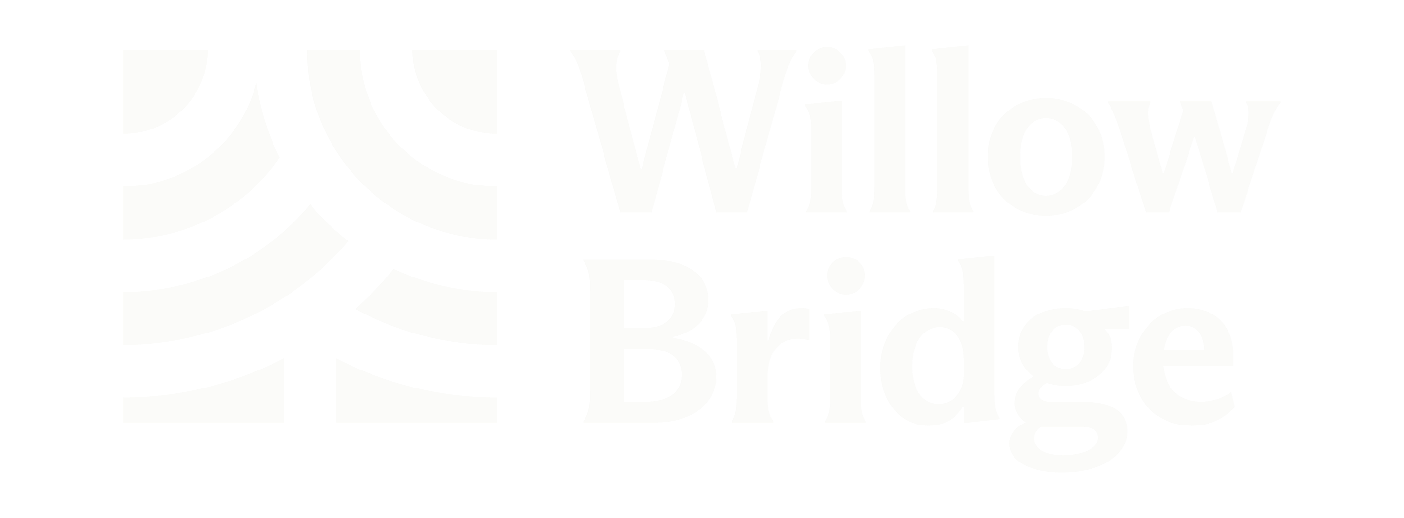 the logo for willow bridge with the words willow bridges on a green background