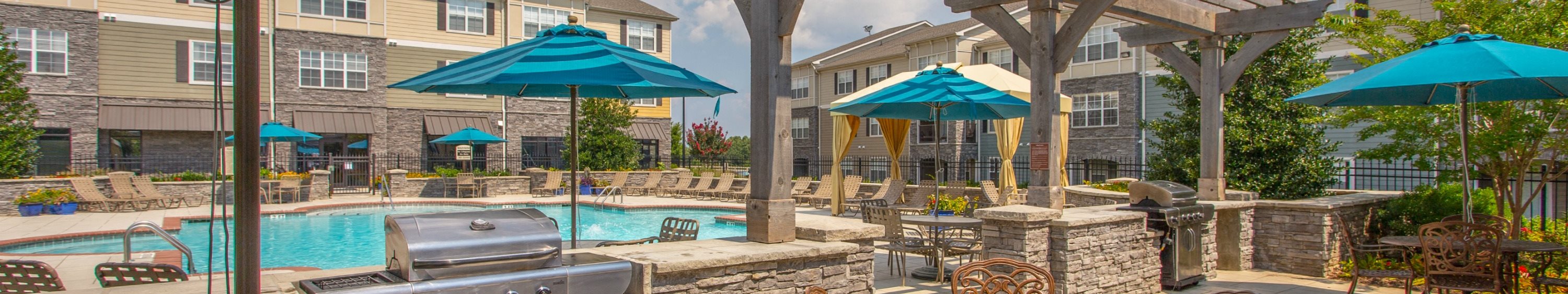 Sparkling Swimming Pool at Amberleigh Ridge Apartments in Chattanooga, TN