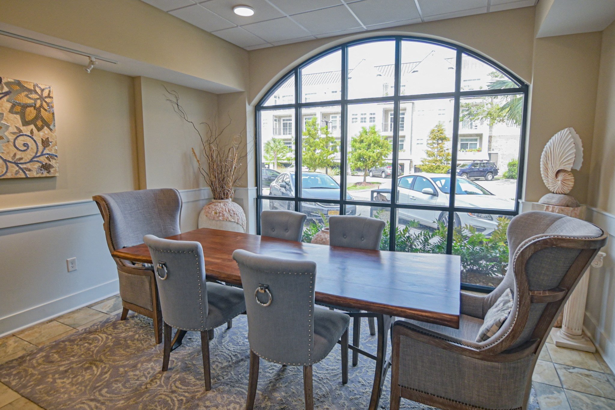 Business Center at Grand View Luxury Apartments in Wilmington, NC