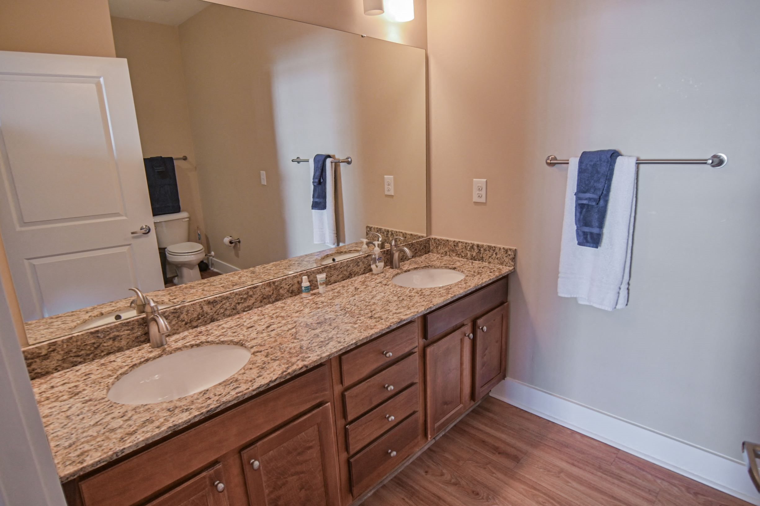Bathroom at Grand View Luxury Apartments in Wilmington, NC