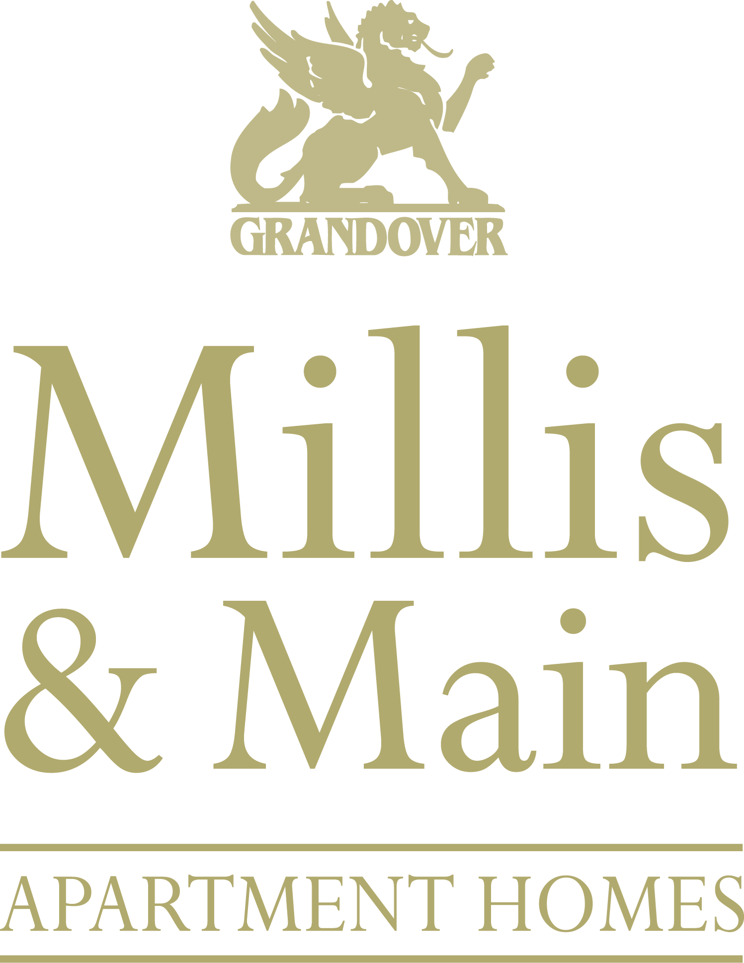 the logo or sign for the apartment home